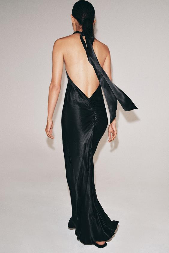 Robe dos-nu satinée ZW Collection