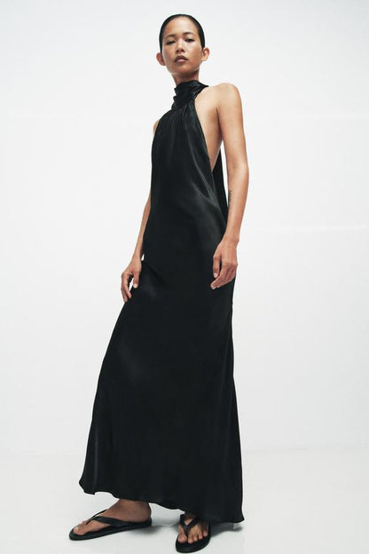 Robe dos-nu satinée ZW Collection