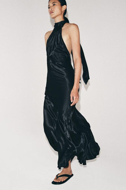 Robe dos-nu satinée ZW Collection