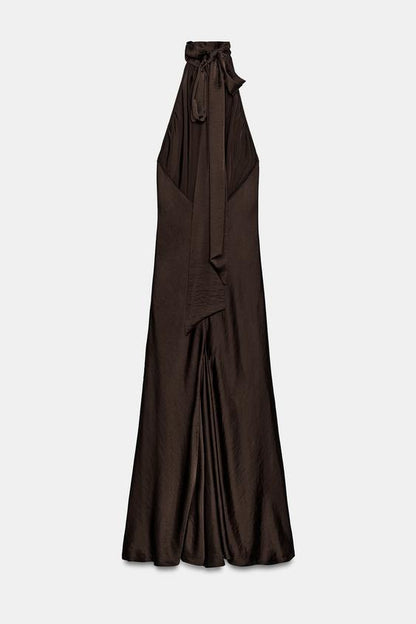 Robe dos-nu satinée ZW Collection