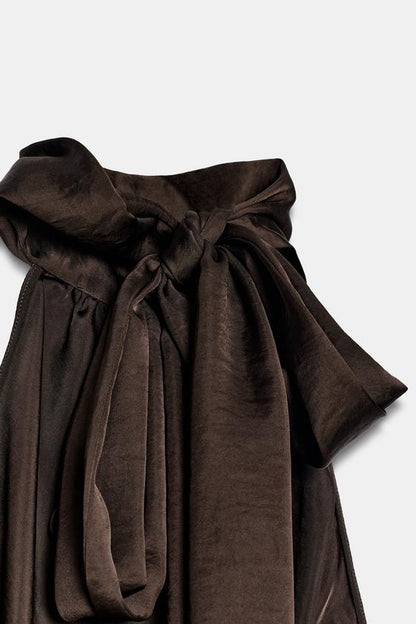 Robe dos-nu satinée ZW Collection