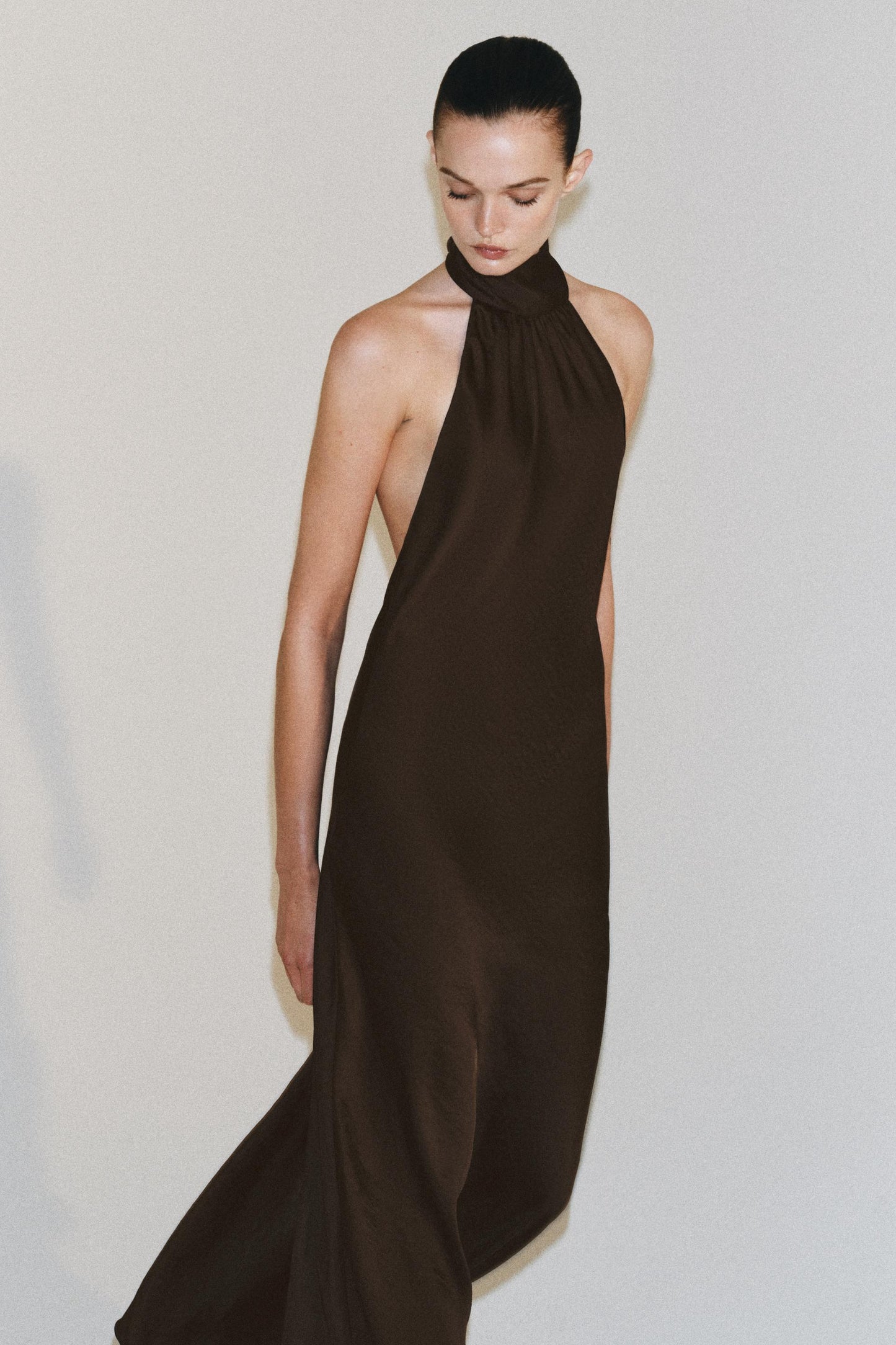 Robe dos-nu satinée ZW Collection