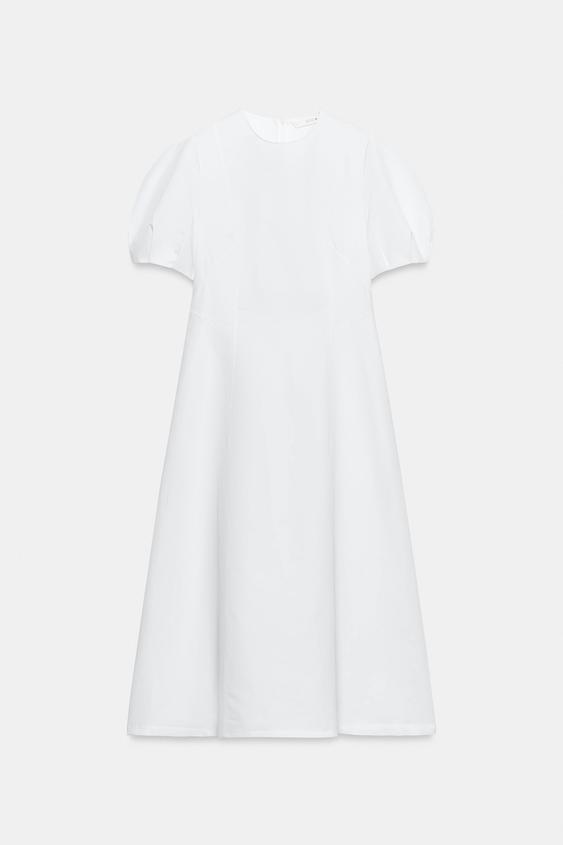 Robe midi en lin ZW Collection