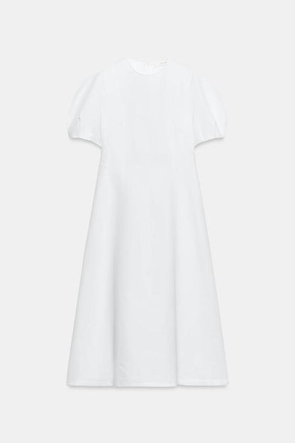 Robe midi en lin ZW Collection