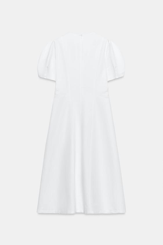 Robe midi en lin ZW Collection