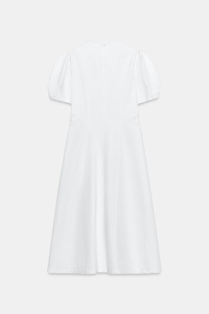 Robe midi en lin ZW Collection