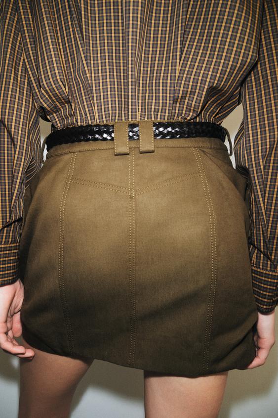 Jupe courte cargo ZW Collection
