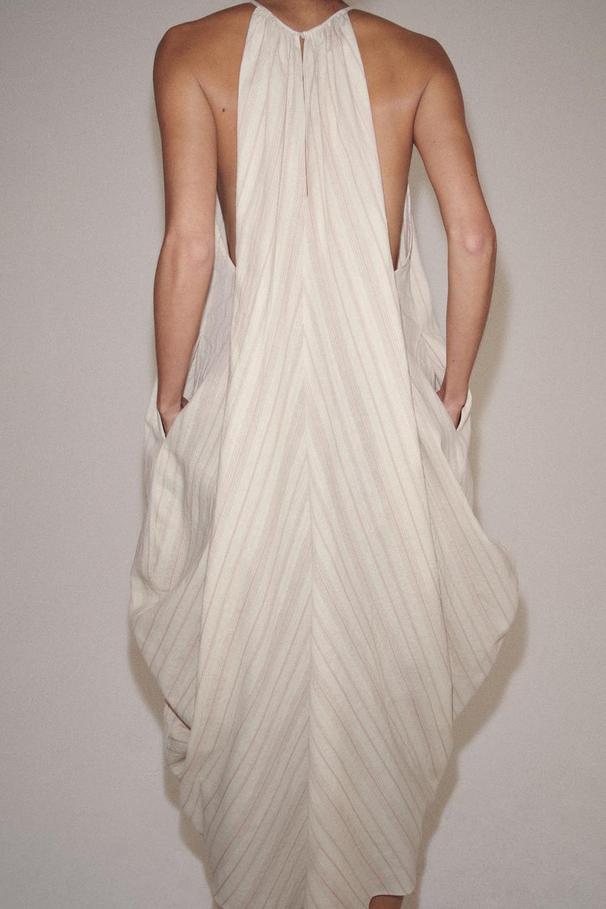 Robe dos-nu en lin ZW Collection