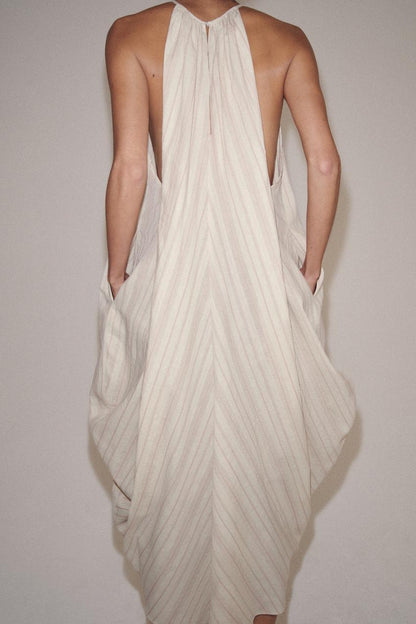 Robe dos-nu en lin ZW Collection