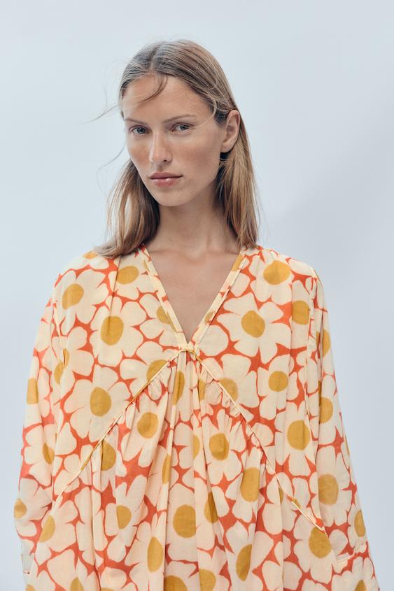 Robe caftan à fleurs Édition limitée