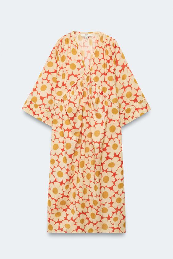 Robe caftan à fleurs Édition limitée