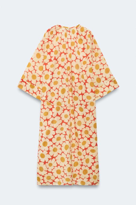 Robe caftan à fleurs Édition limitée