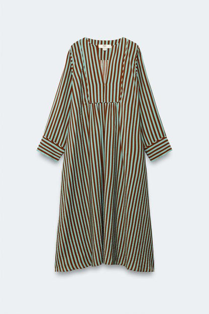 Robe caftan à rayures Édition limitée