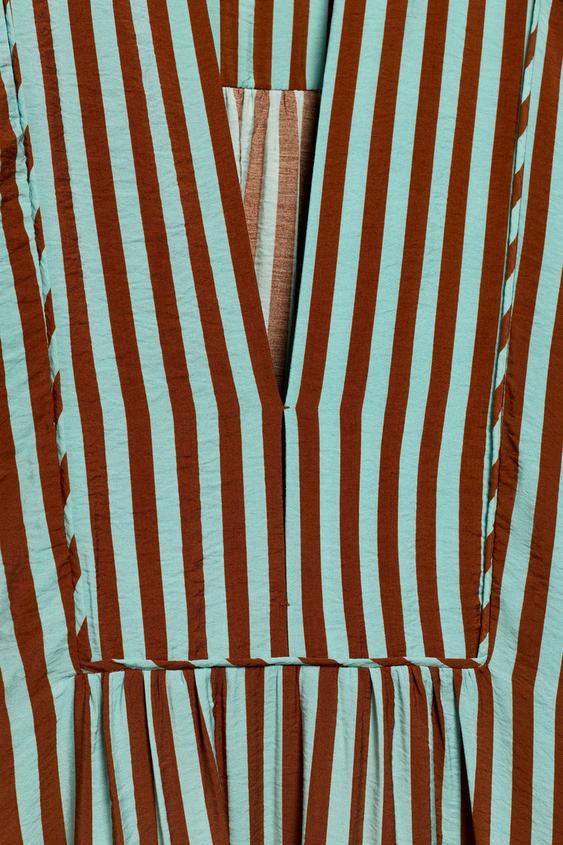 Robe caftan à rayures Édition limitée