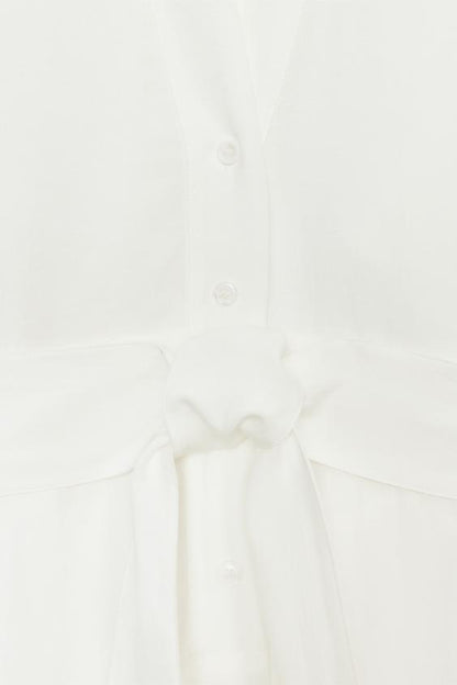 Robe midi avec ceinture ZW Collection