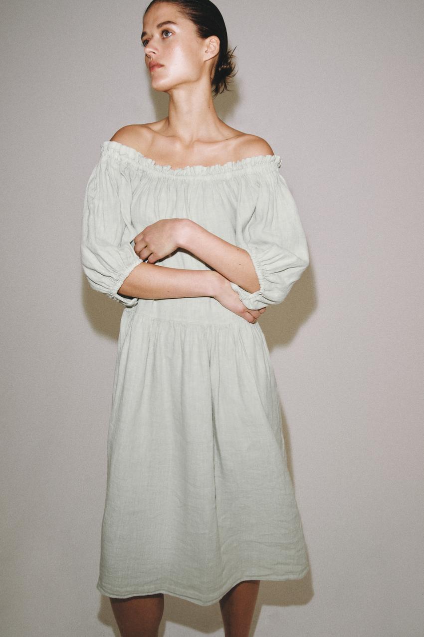Robe midi 100 % lin ZW Collection