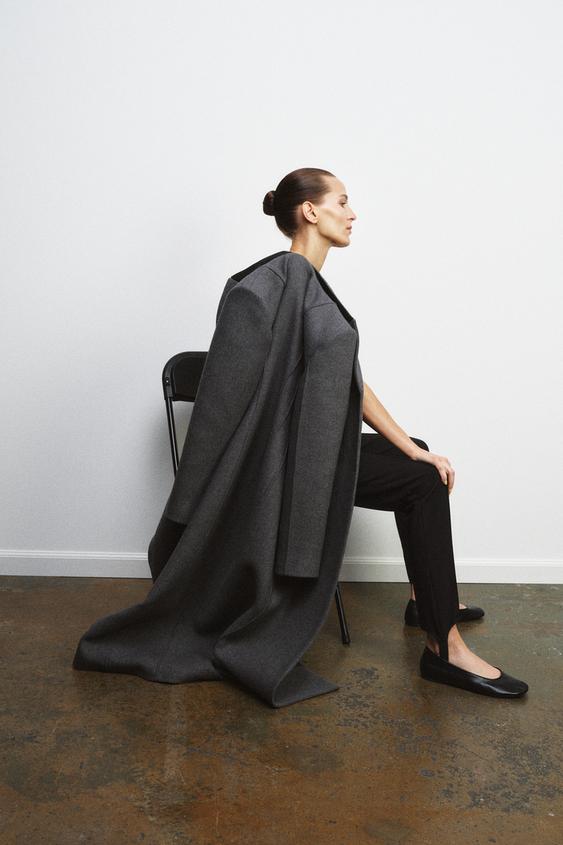 Manteau cintré en laine manteco ZW Collection Édition limitée