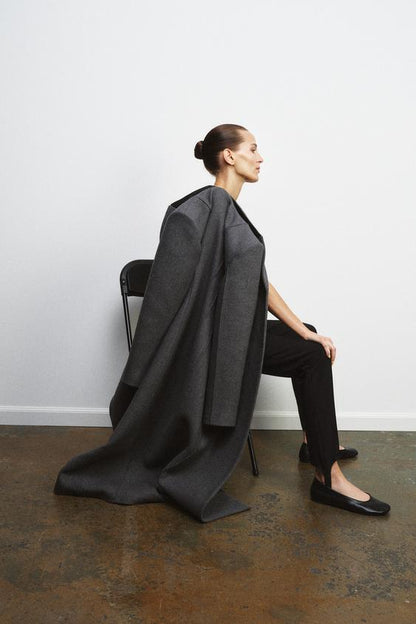Manteau cintré en laine manteco ZW Collection Édition limitée