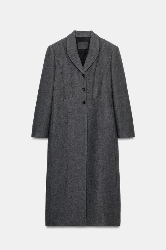 Manteau cintré en laine manteco ZW Collection Édition limitée