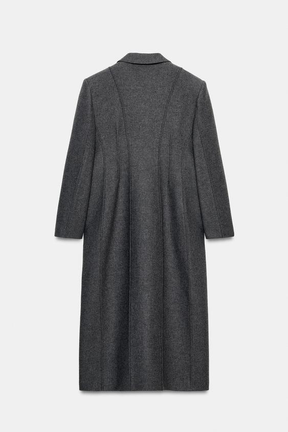Manteau cintré en laine manteco ZW Collection Édition limitée