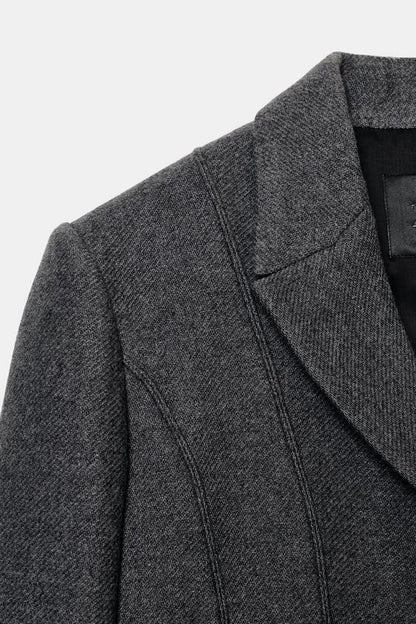 Manteau cintré en laine manteco ZW Collection Édition limitée