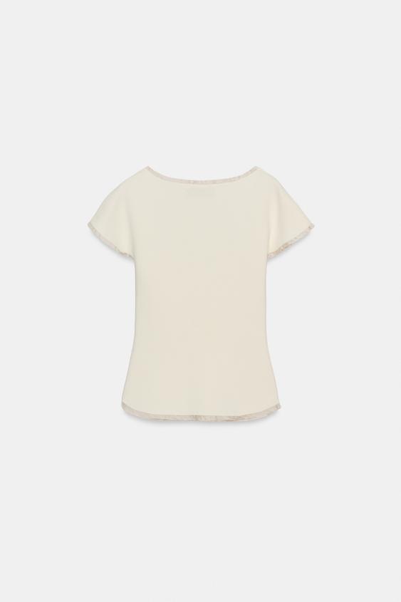 Top corset en maille