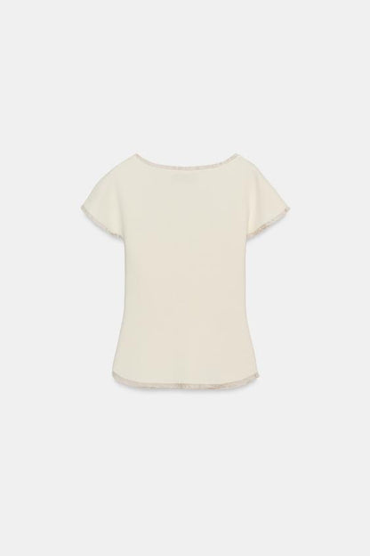 Top corset en maille