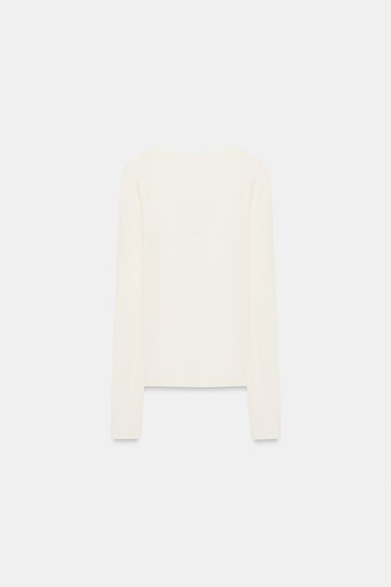 Top en maille ultrafine