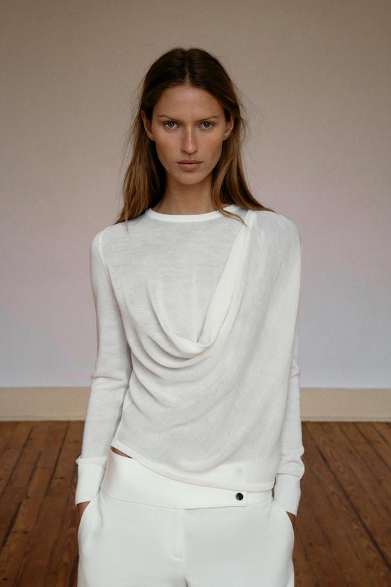 Pull en maille fluide