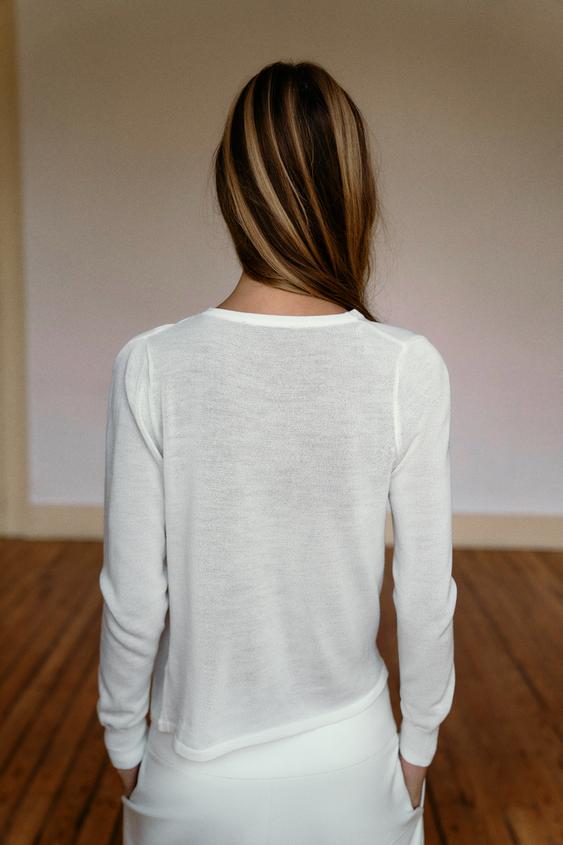 Pull en maille fluide