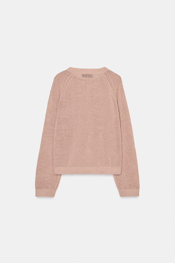 Pull en maille à boutons