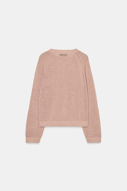Pull en maille à boutons