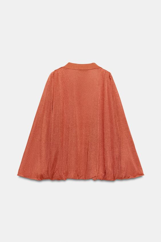 Blouse en maille à col polo