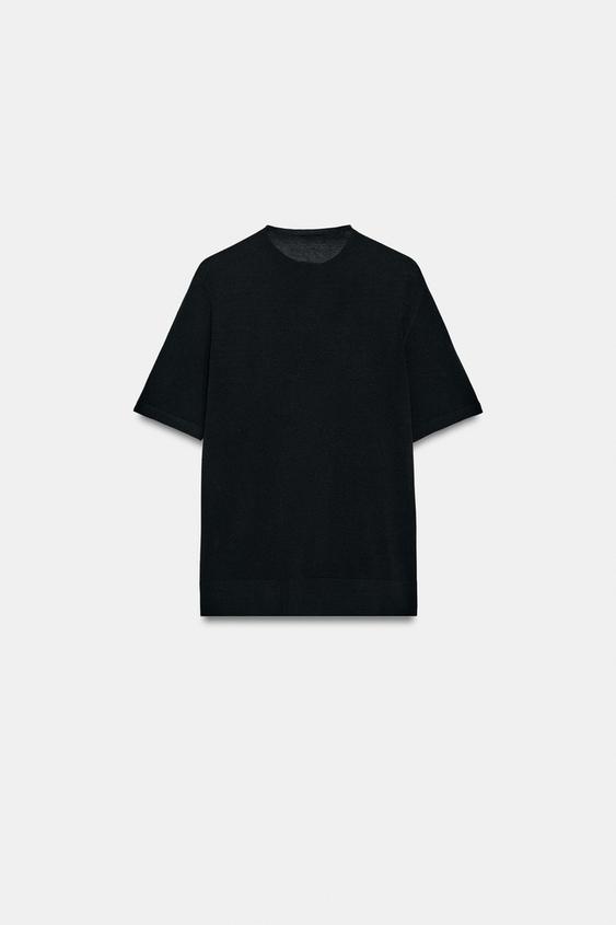 Veste en maille à manches courtes