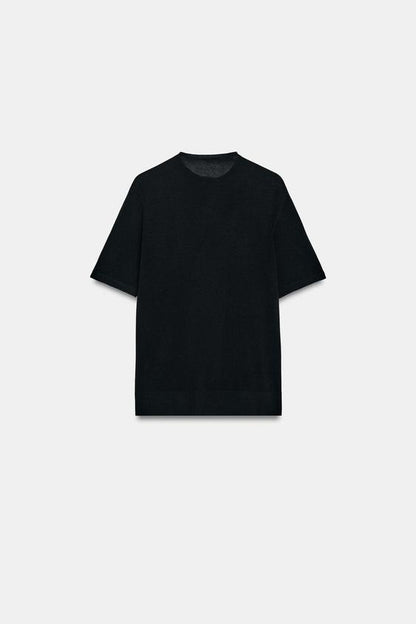 Veste en maille à manches courtes