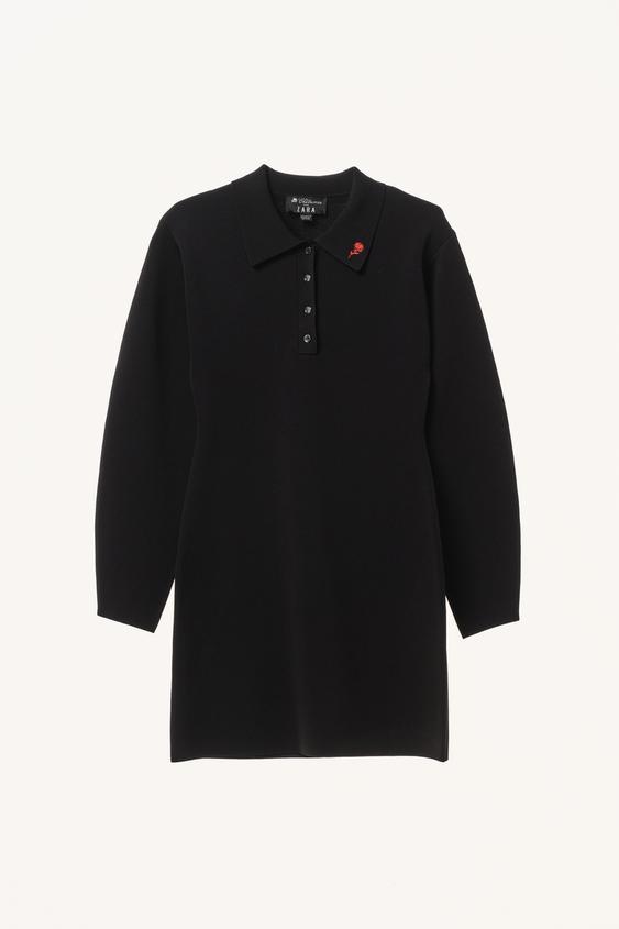 Robe mini en maille Willy Chavarria x Zara