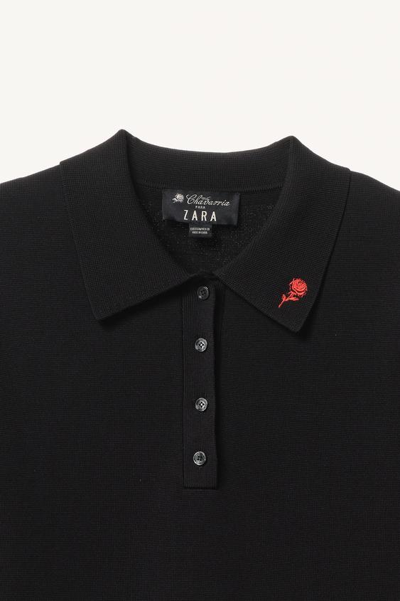 Robe mini en maille Willy Chavarria x Zara