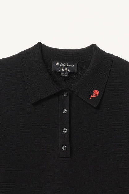 Robe mini en maille Willy Chavarria x Zara