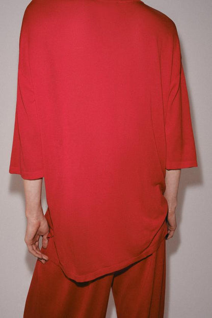Top oversize en maille