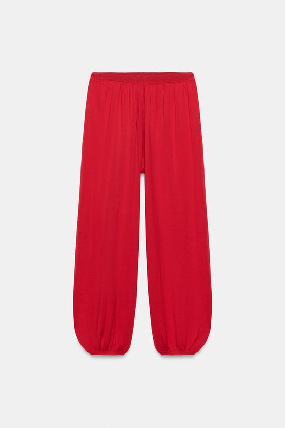 Pantalon bouffant en maille