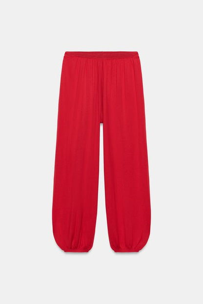 Pantalon bouffant en maille