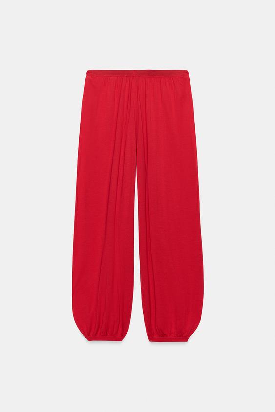 Pantalon bouffant en maille