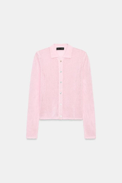 Veste en maille 100 % coton