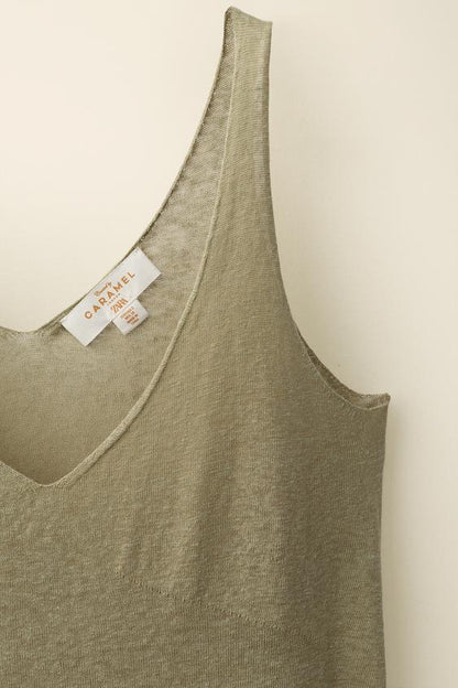 Top en maille à bretelles Caramel London x Zara