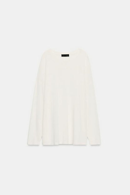 Pull oversize en maille fine