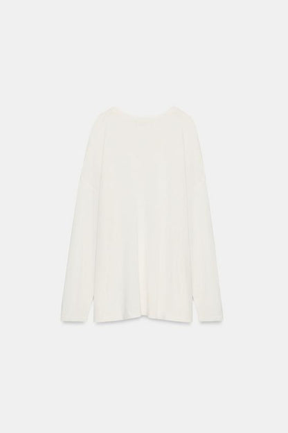 Pull oversize en maille fine