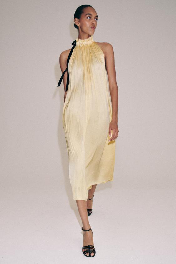 Robe dos-nu satinée ZW Collection