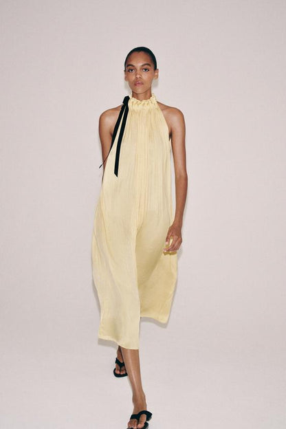 Robe dos-nu satinée ZW Collection