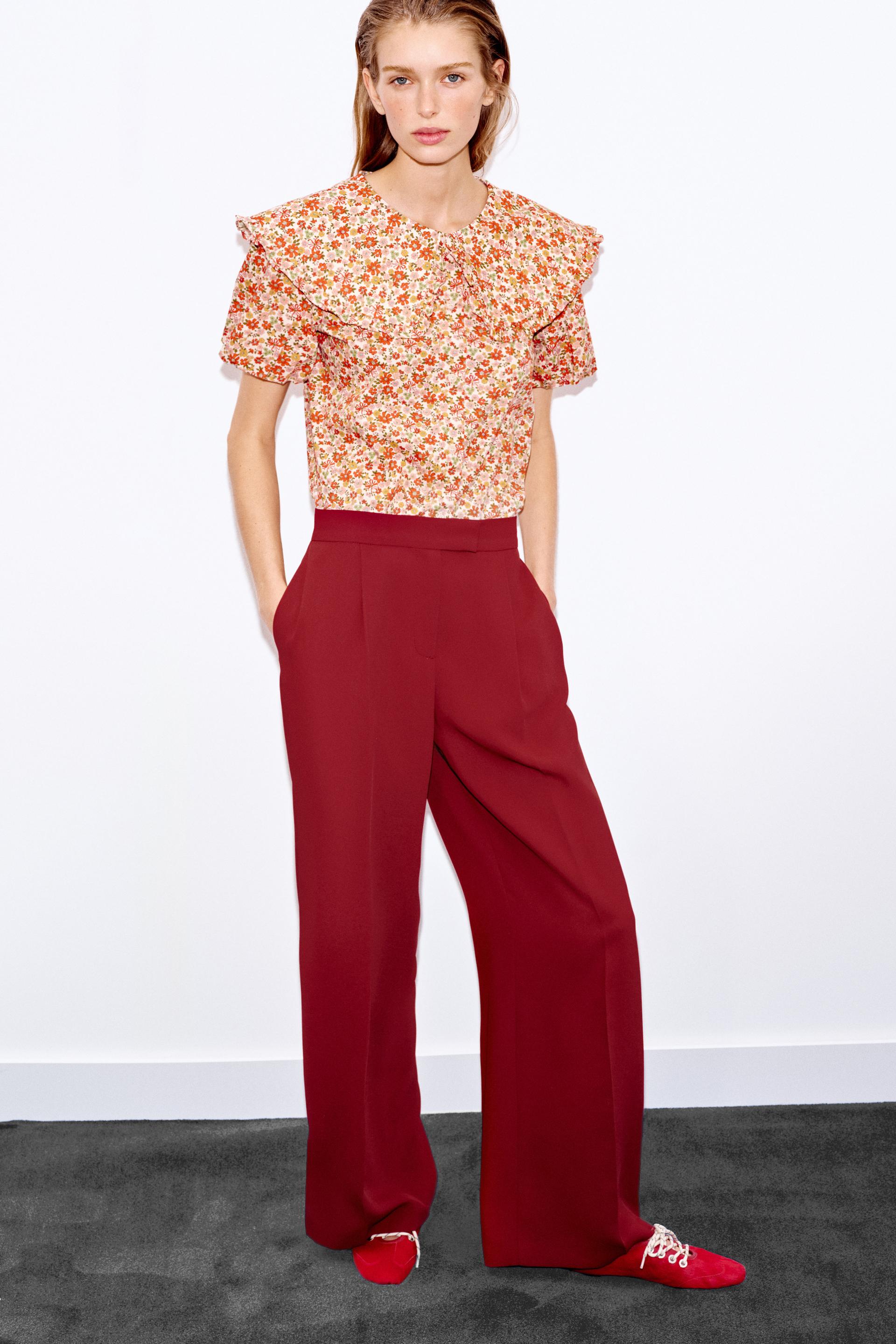 Pantalon large à pinces