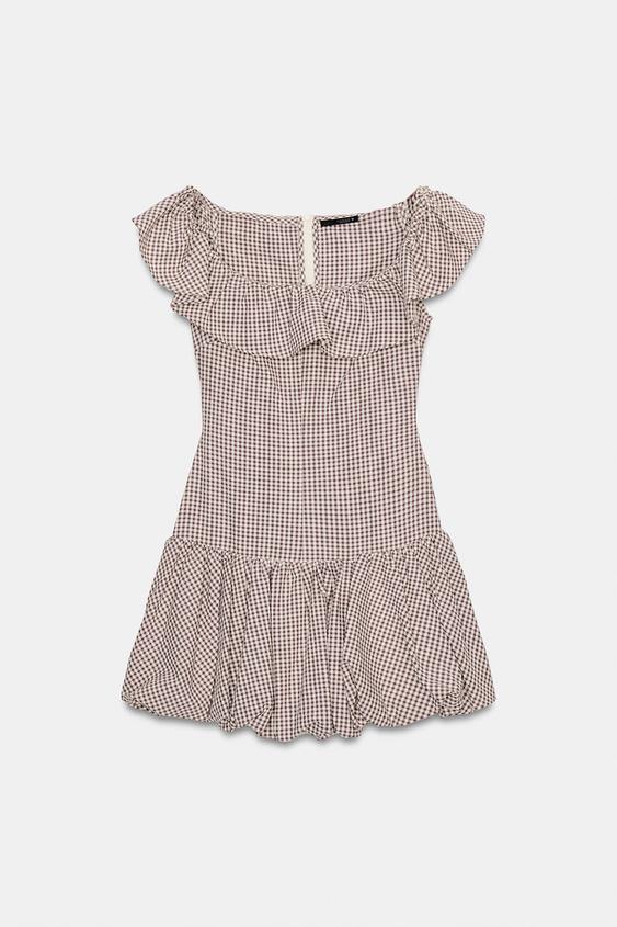 Robe combinaison à carreaux vichy